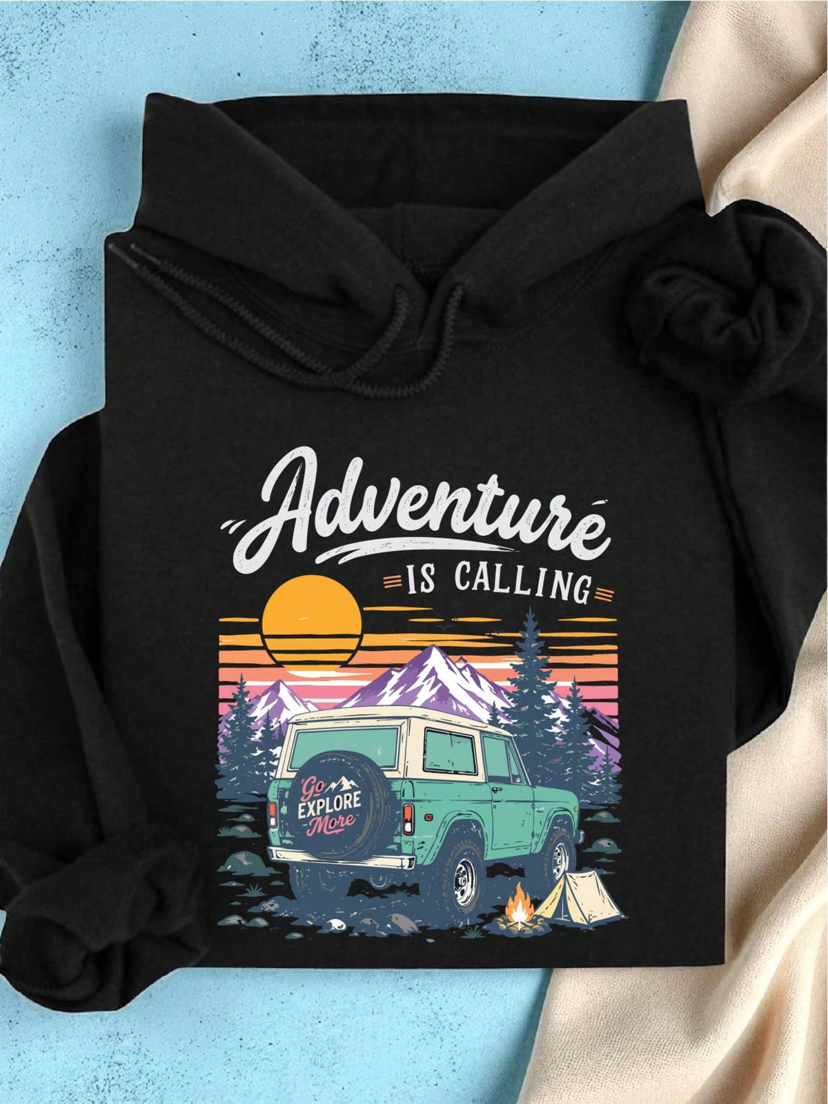 Vintage Adventure Is Calling Hoodie