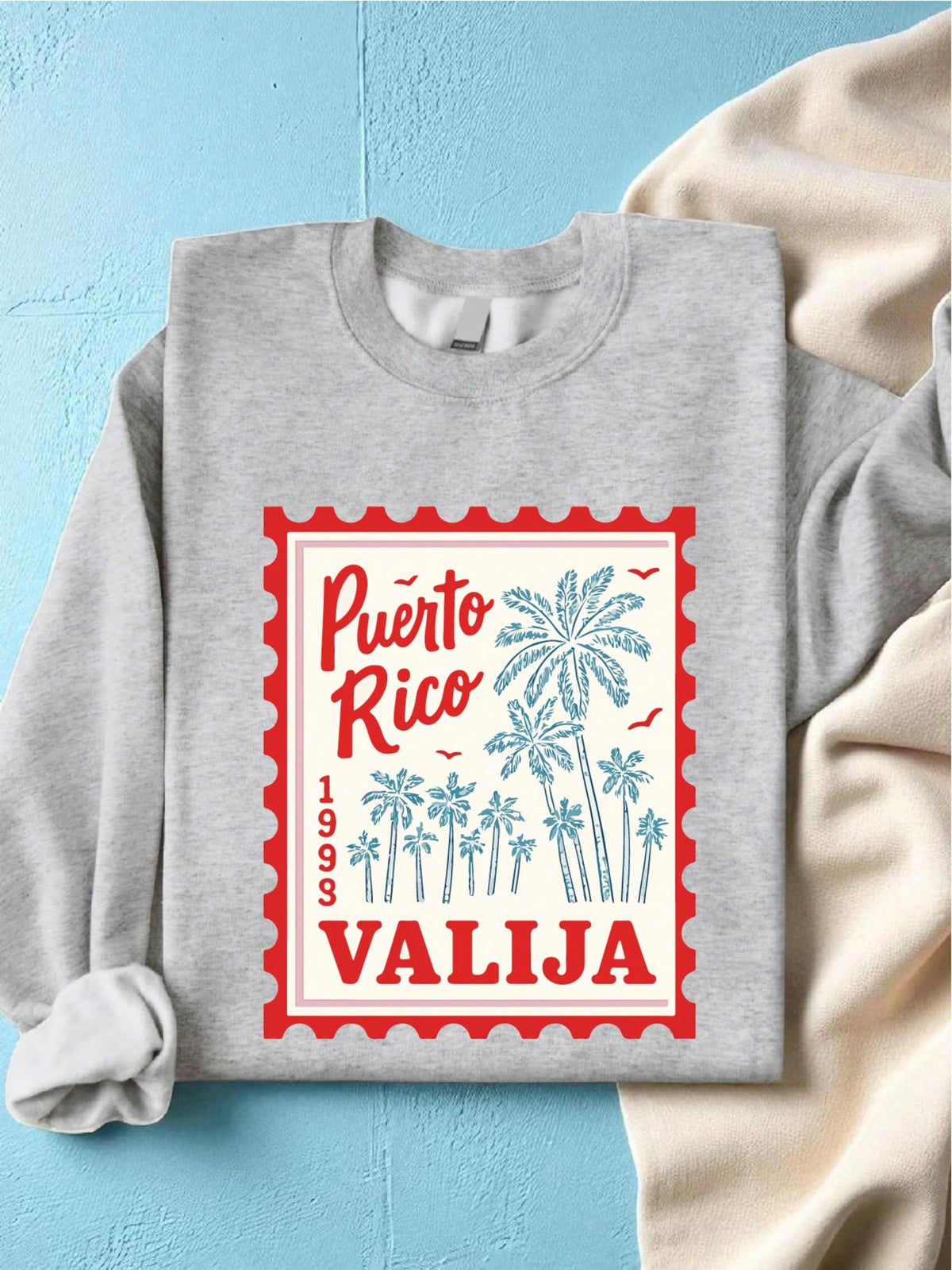 Puerto Rico Stamp Sweatshirt