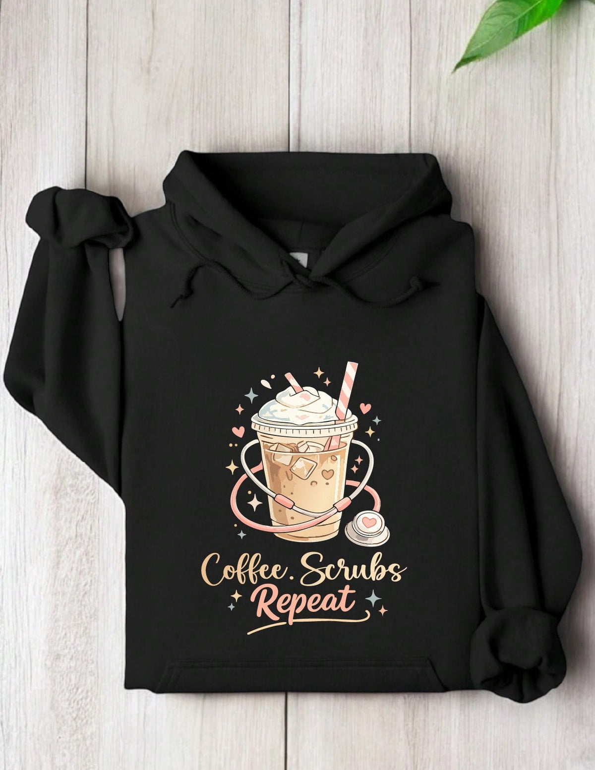 Coffee Scrubs Repeat Hoodie