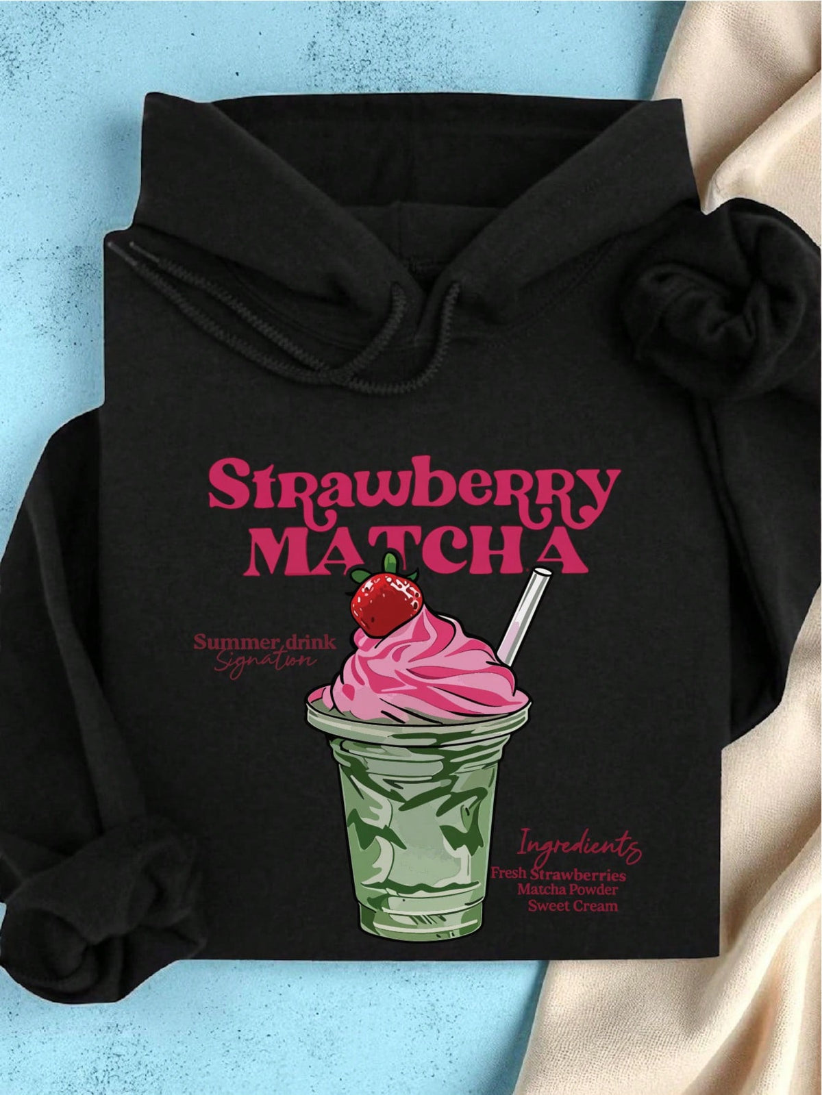 Strawberry Matcha Hoodie