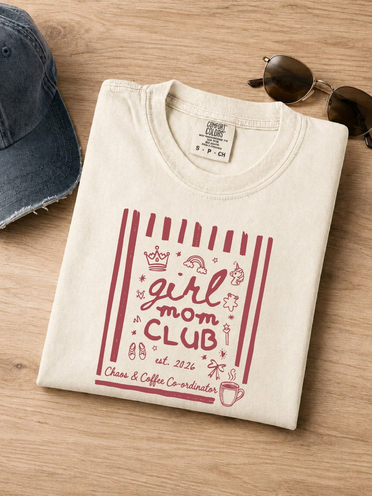 Girl Mom Club Comfort T-Shirt