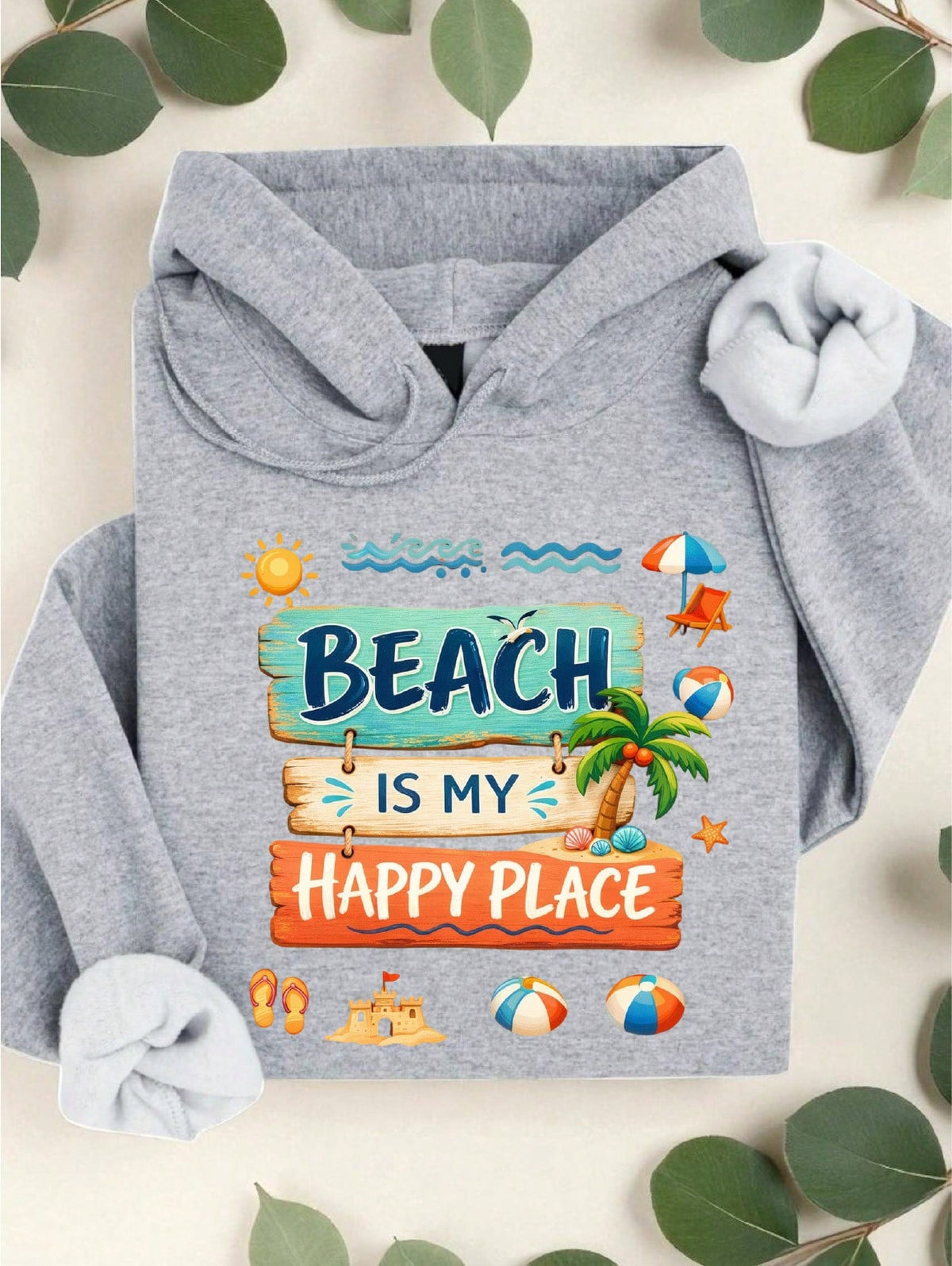Beach Is My Happy Place Hoodie