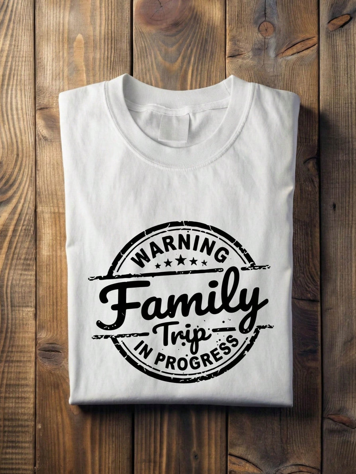 Warning Family Vacation In Progress T-Shirt