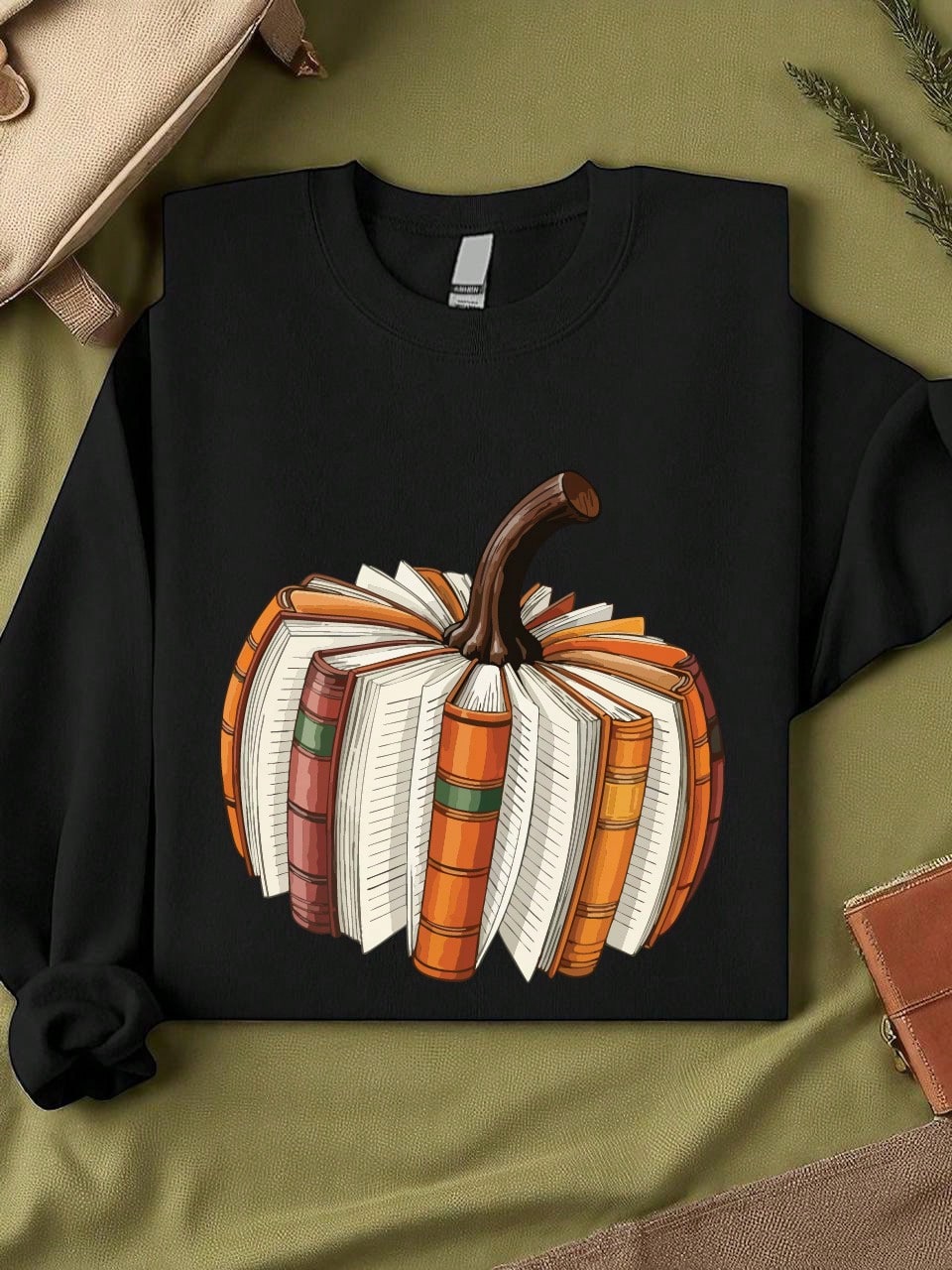 Fall Book Pumpkin Sweatshirt