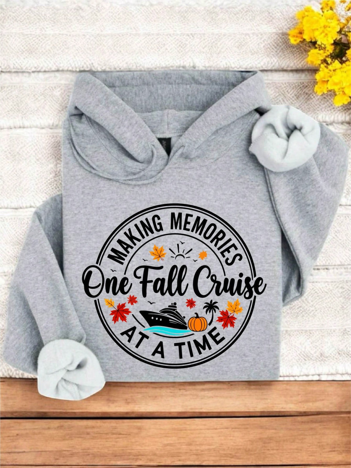 Funny One Fall Cruise Hoodie