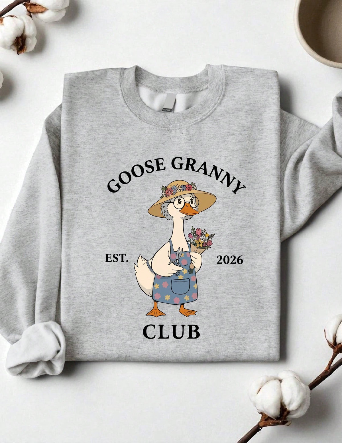 1 PC Matching Grandparent EST 2026 Sweatshirt