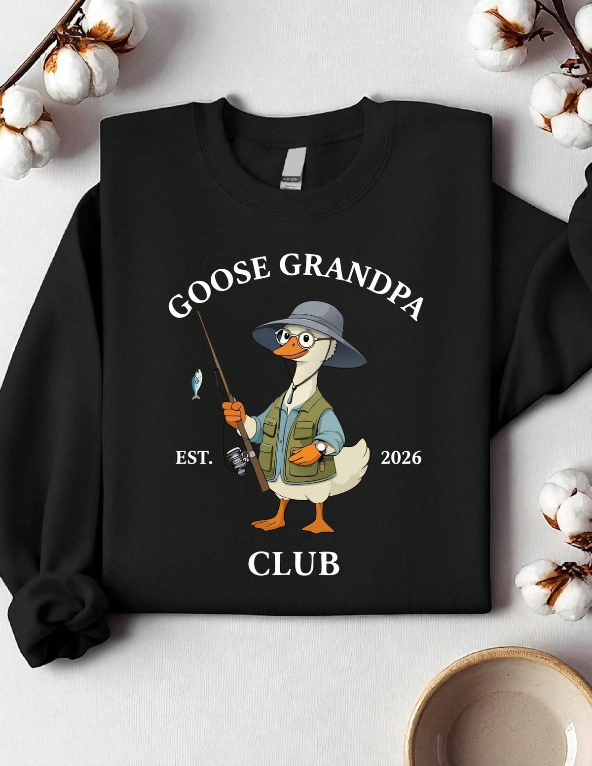 1 PC Matching Grandparent EST 2026 Sweatshirt