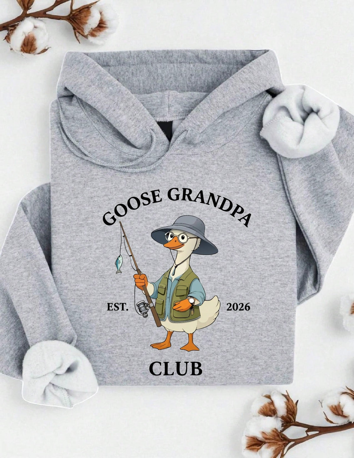 1 PC Matching Grandparent EST 2026 Hoodie