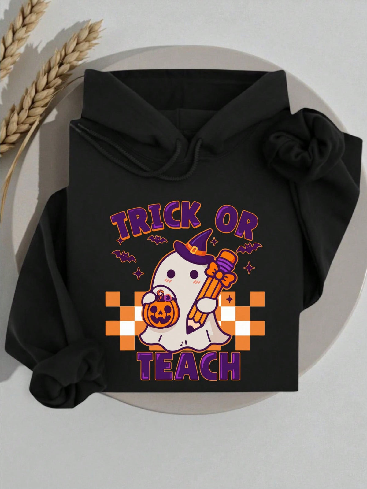 Retro Teacher Halloween Hoodie