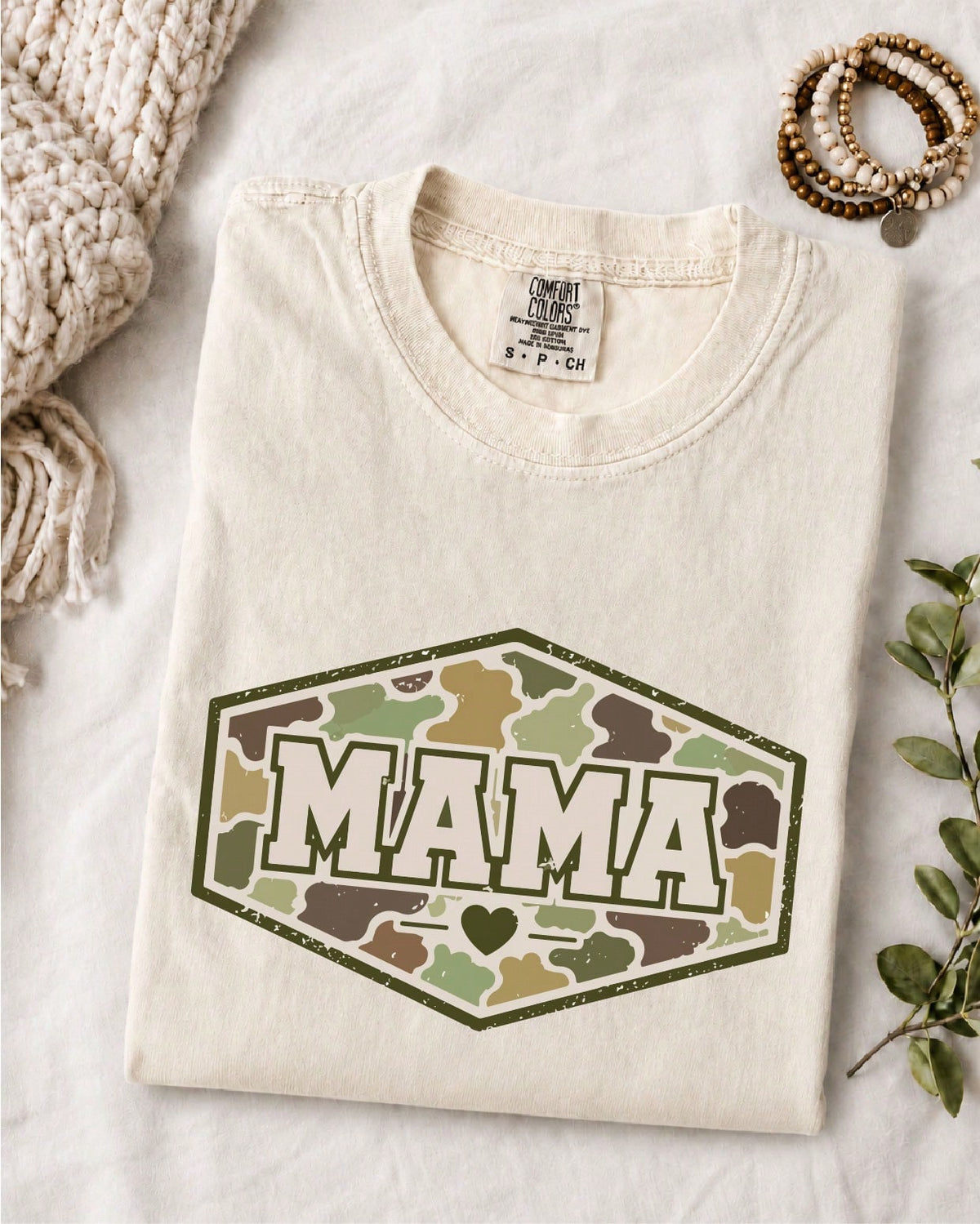 Camouflage Mama T-Shirt