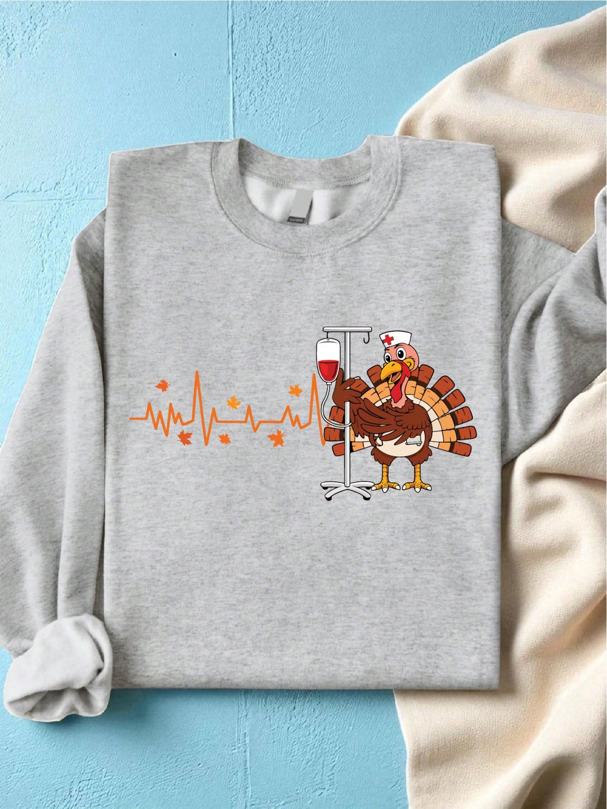 Nurse Turkey Thanksgiving Sweatshirt