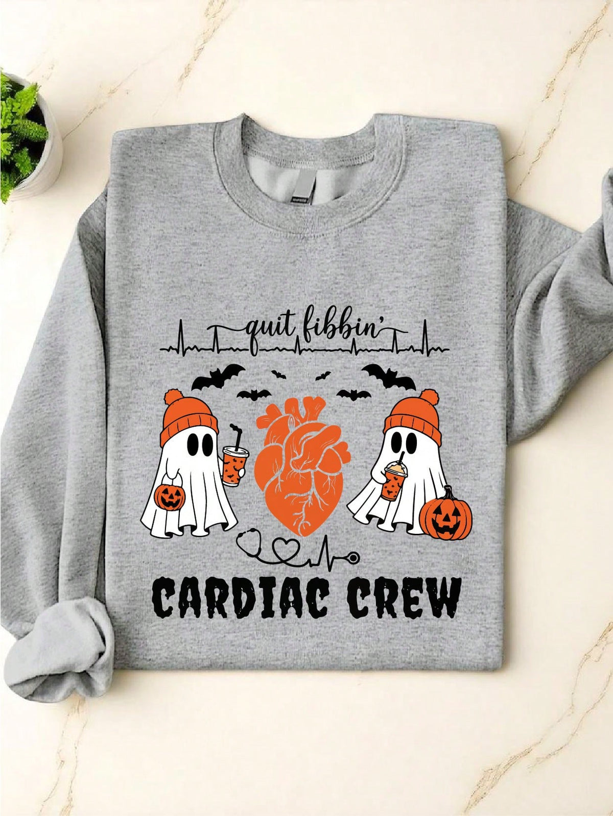 Halloween Cardiac Crew Sweatshirt