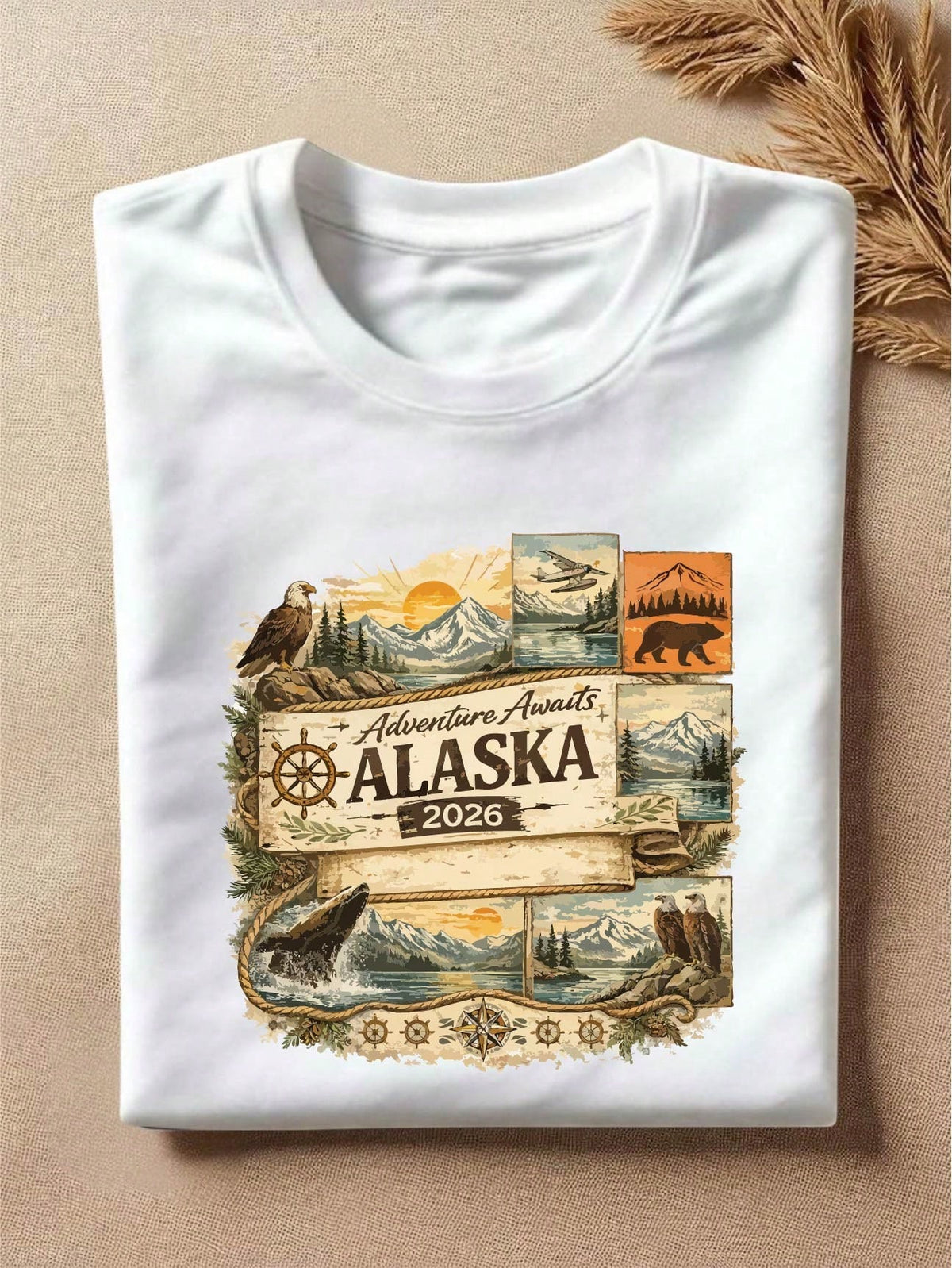 Adventure Awaits Alaska 2026 T-Shirt