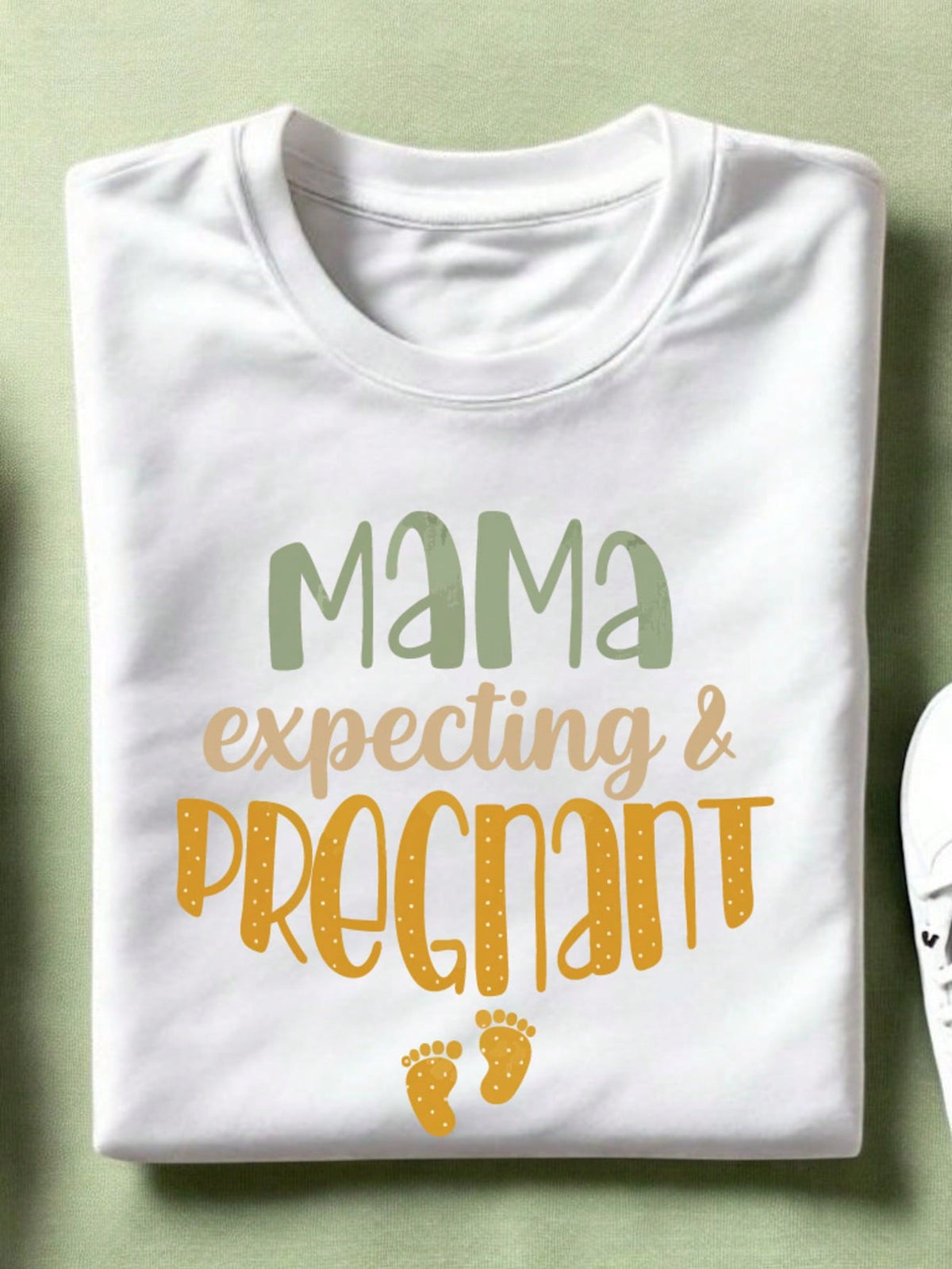 Mama Expecting And Pregnant T-Shirt