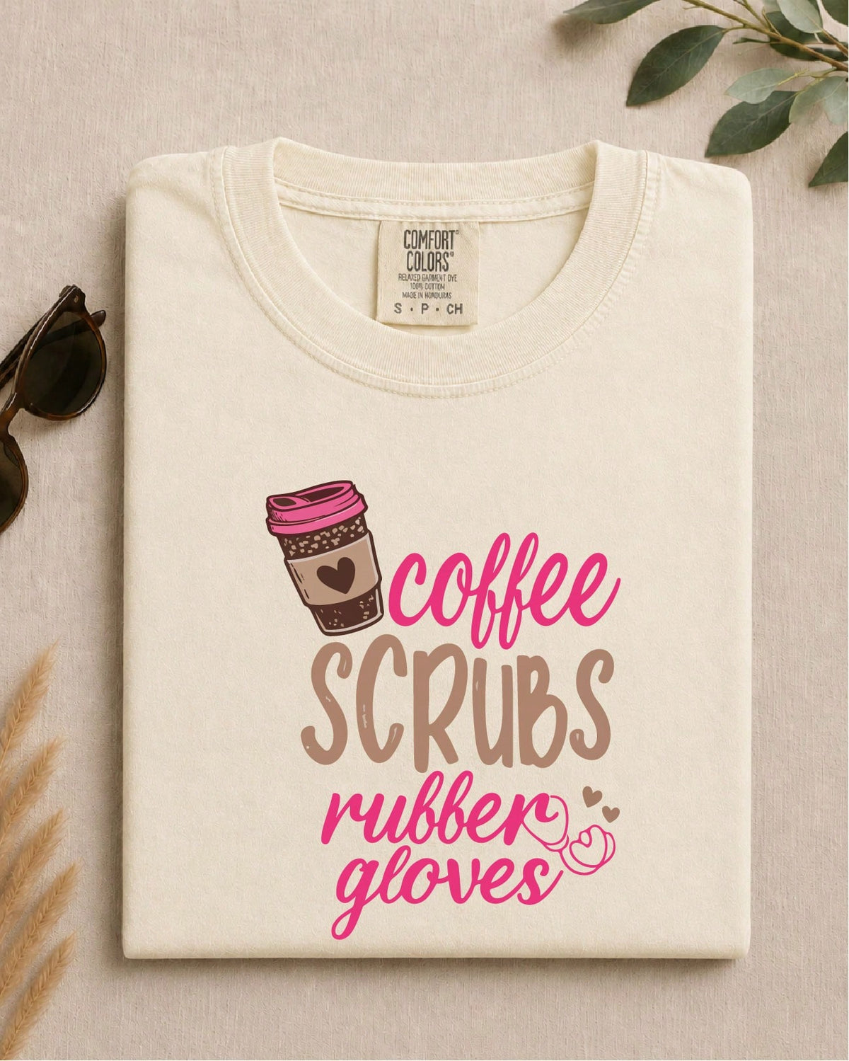 Coffee Scrubs And Rubber Gloves T-Shirt