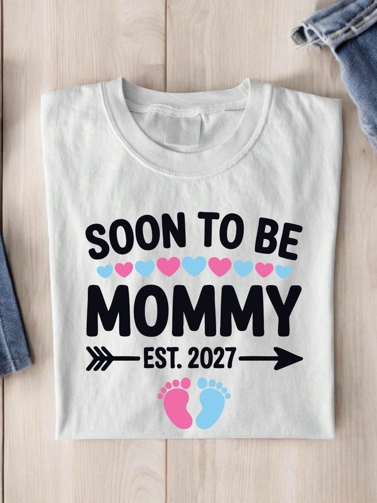Soon To Be Mommy Est. 2027 T-Shirt