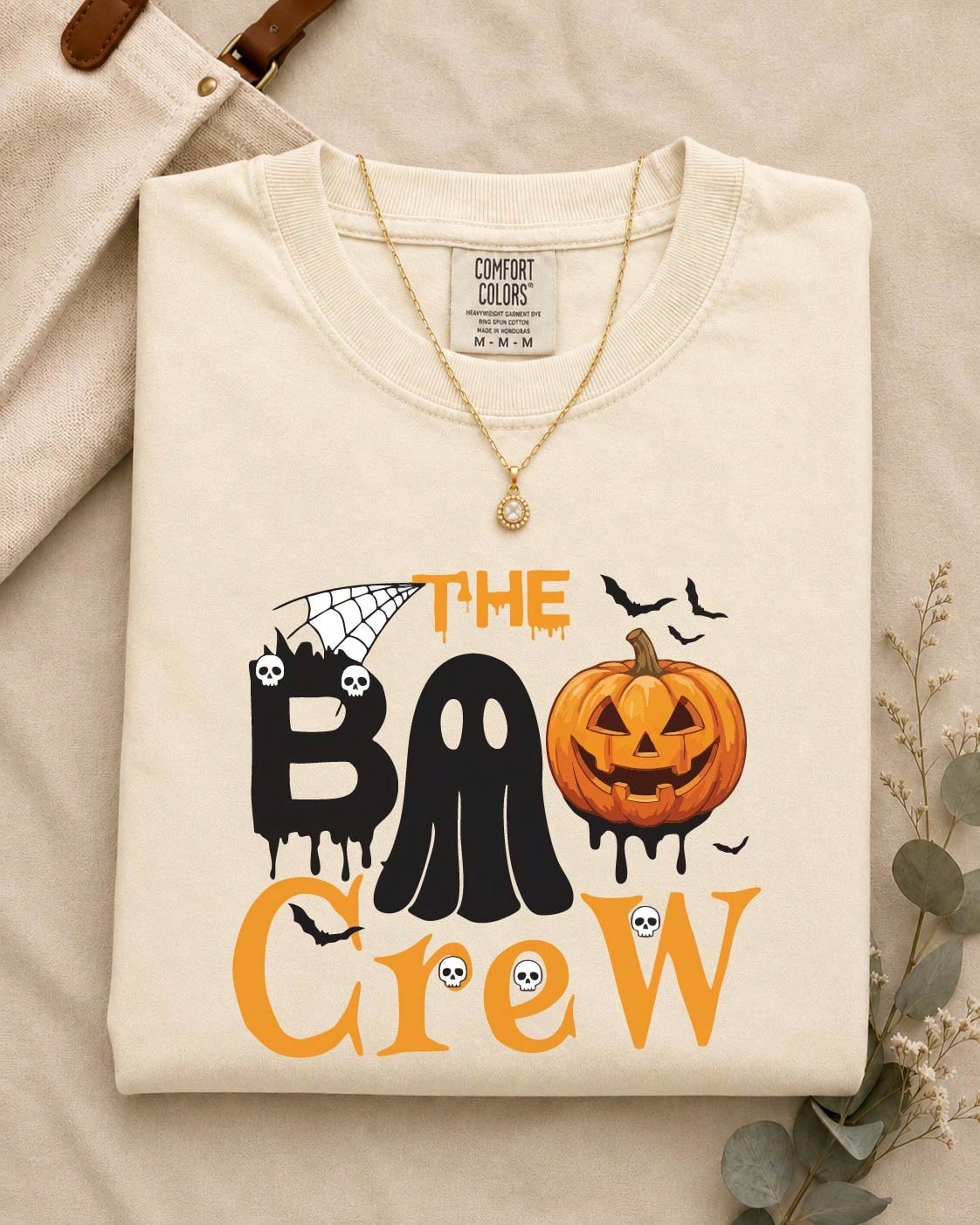 The Boo Crew Halloween Comfort T-Shirt