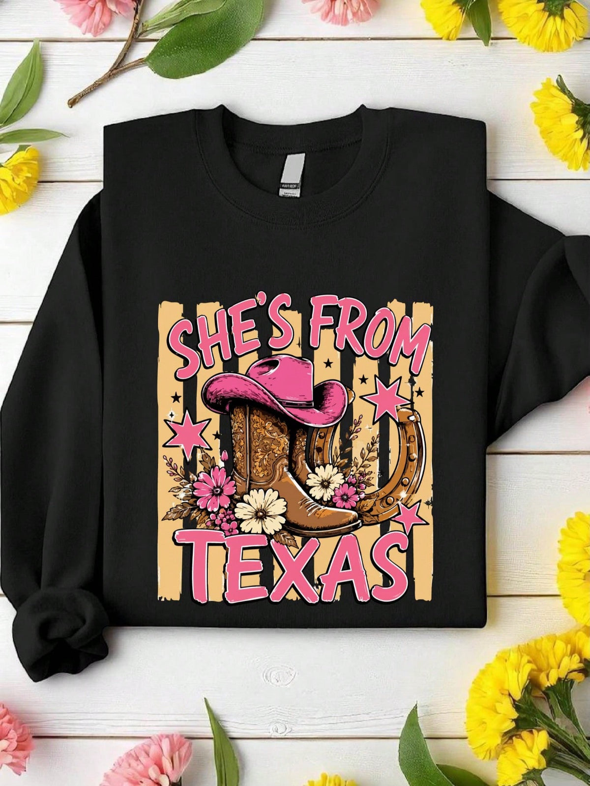 She's From Texas Sweatshirt