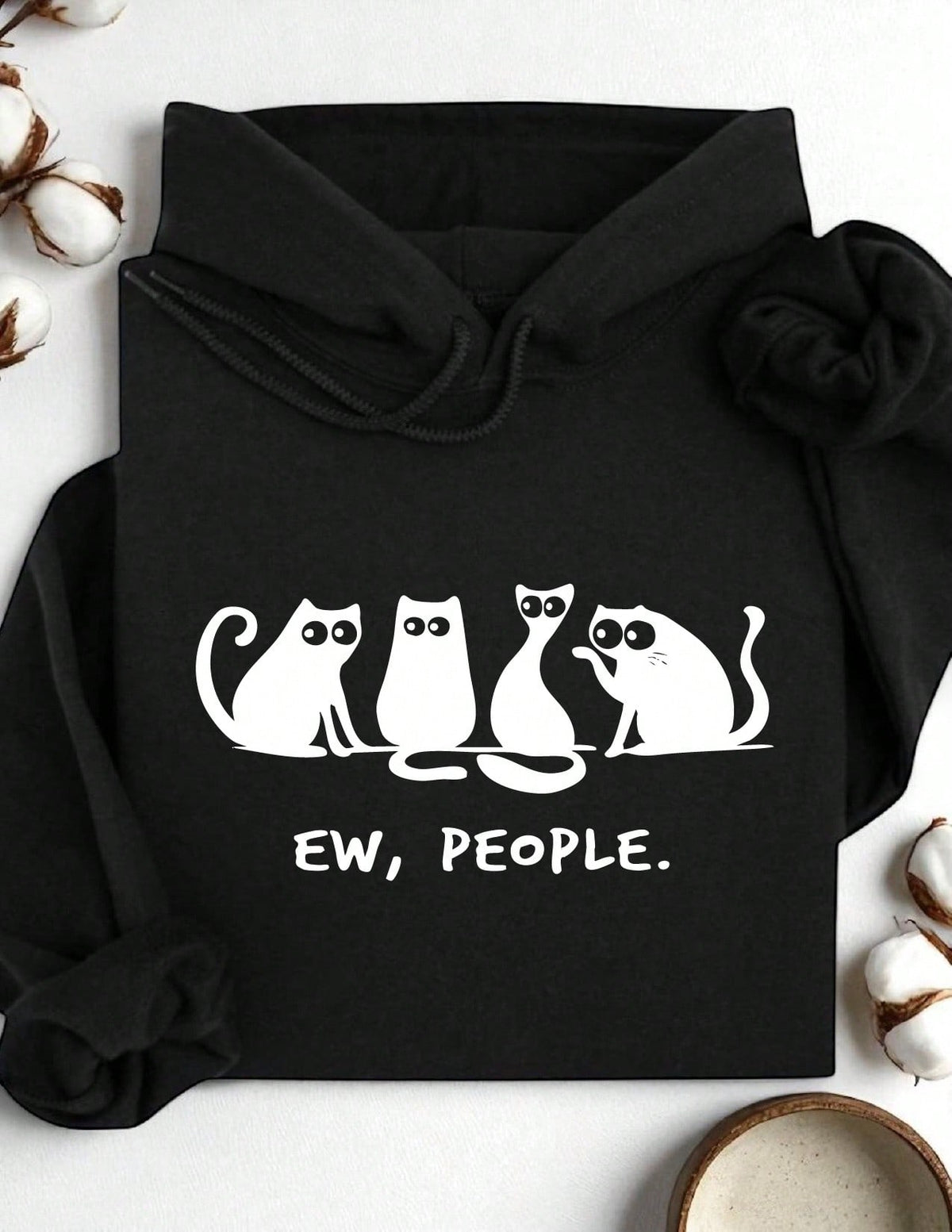 Ew People Cats Hoodie