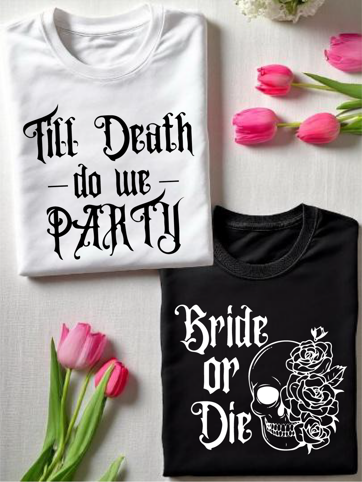 1Pc Rock And Roll Theme Bachelorette T-Shirt