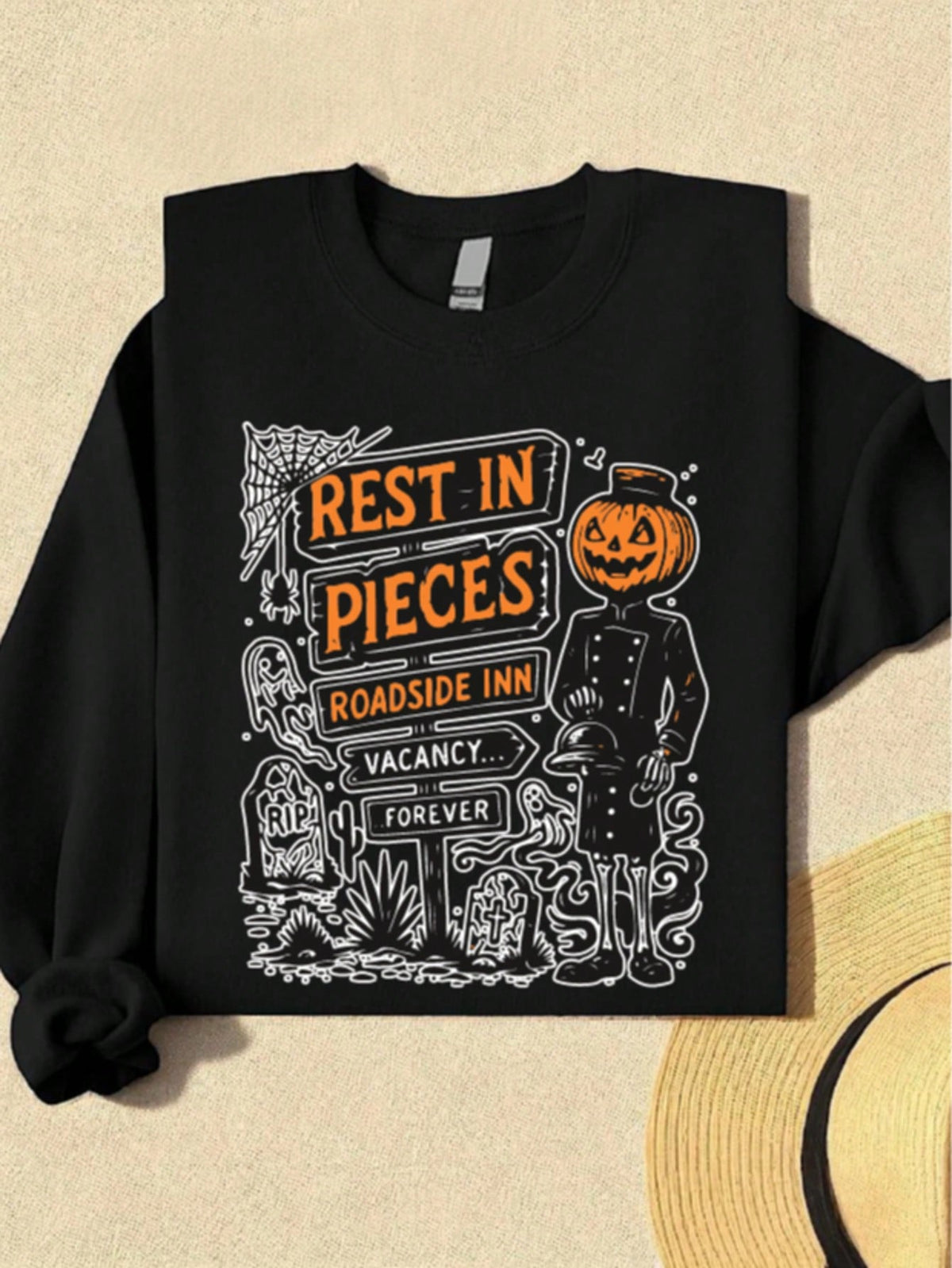 Rest In Pieces Halloween Sweatshirt