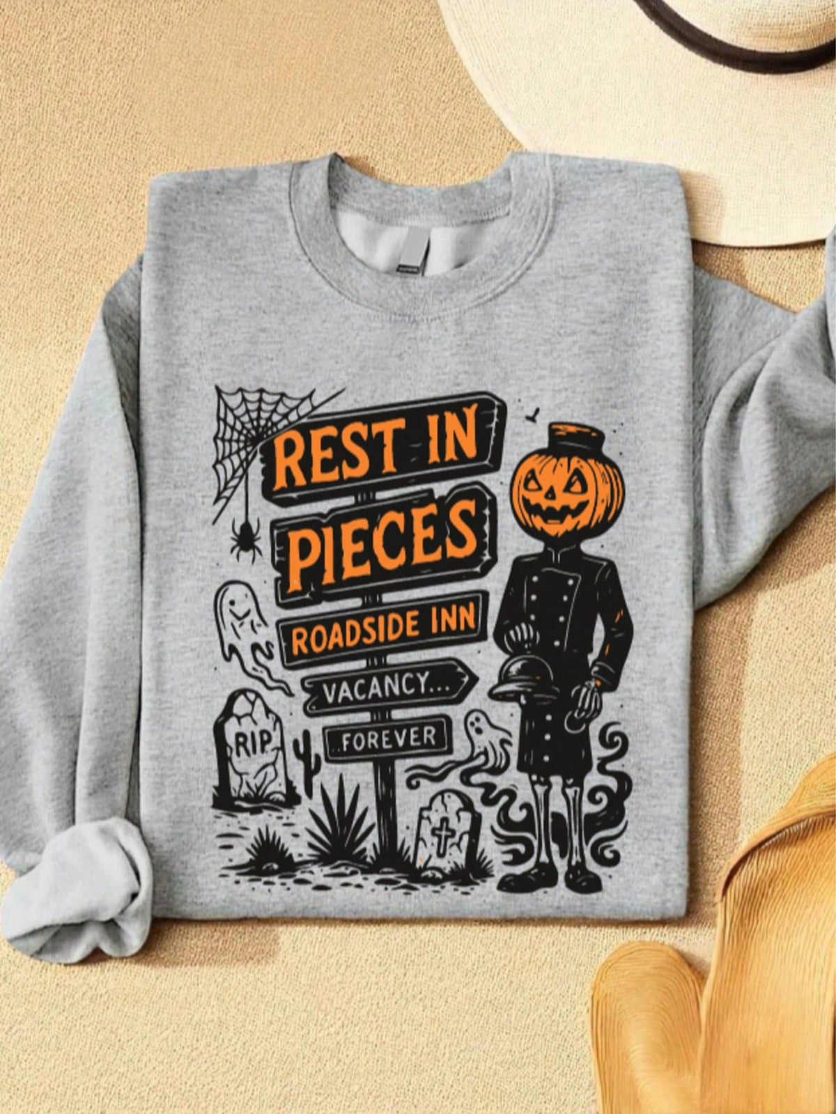 Rest In Pieces Halloween Sweatshirt