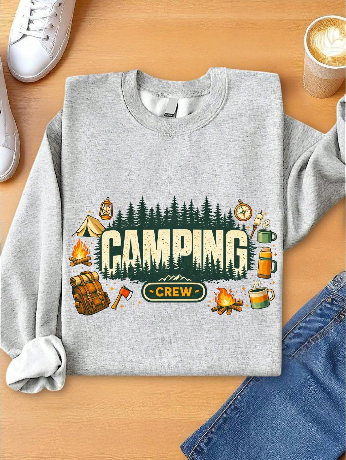Camping Crew Sweatshirt
