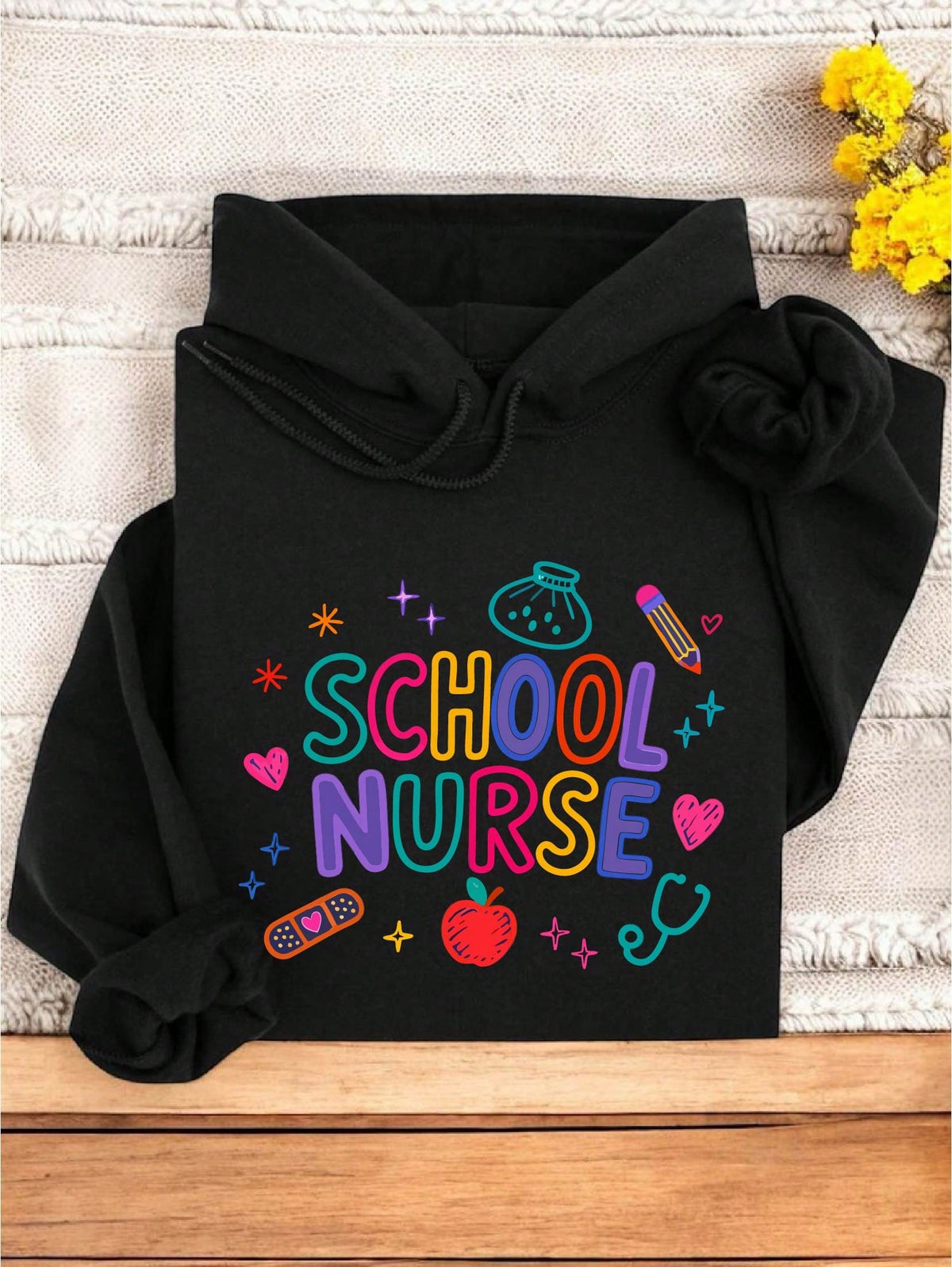 Retro School Nurse Hoodie