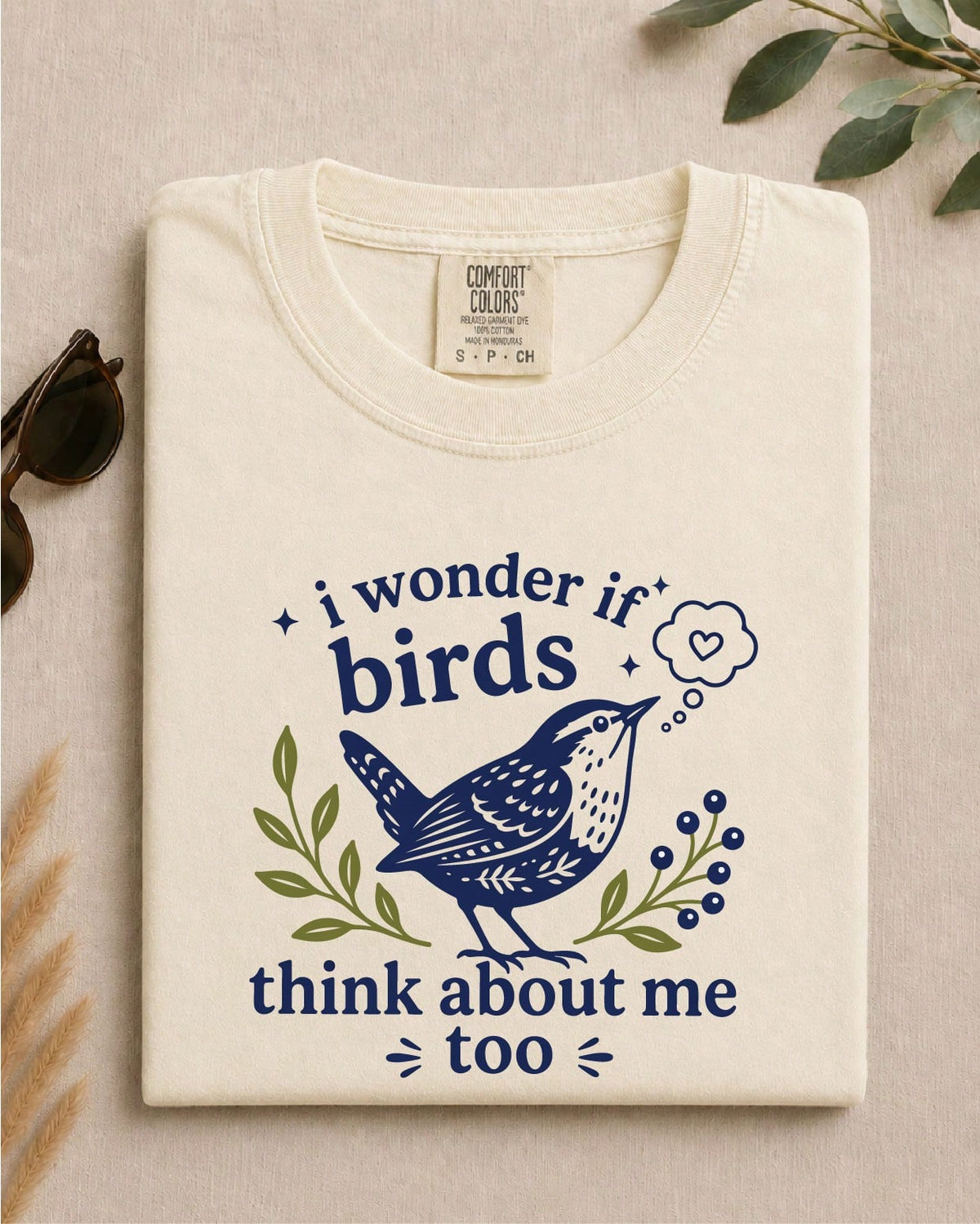 I Wonder If Birds Think About Me Too T-Shirt