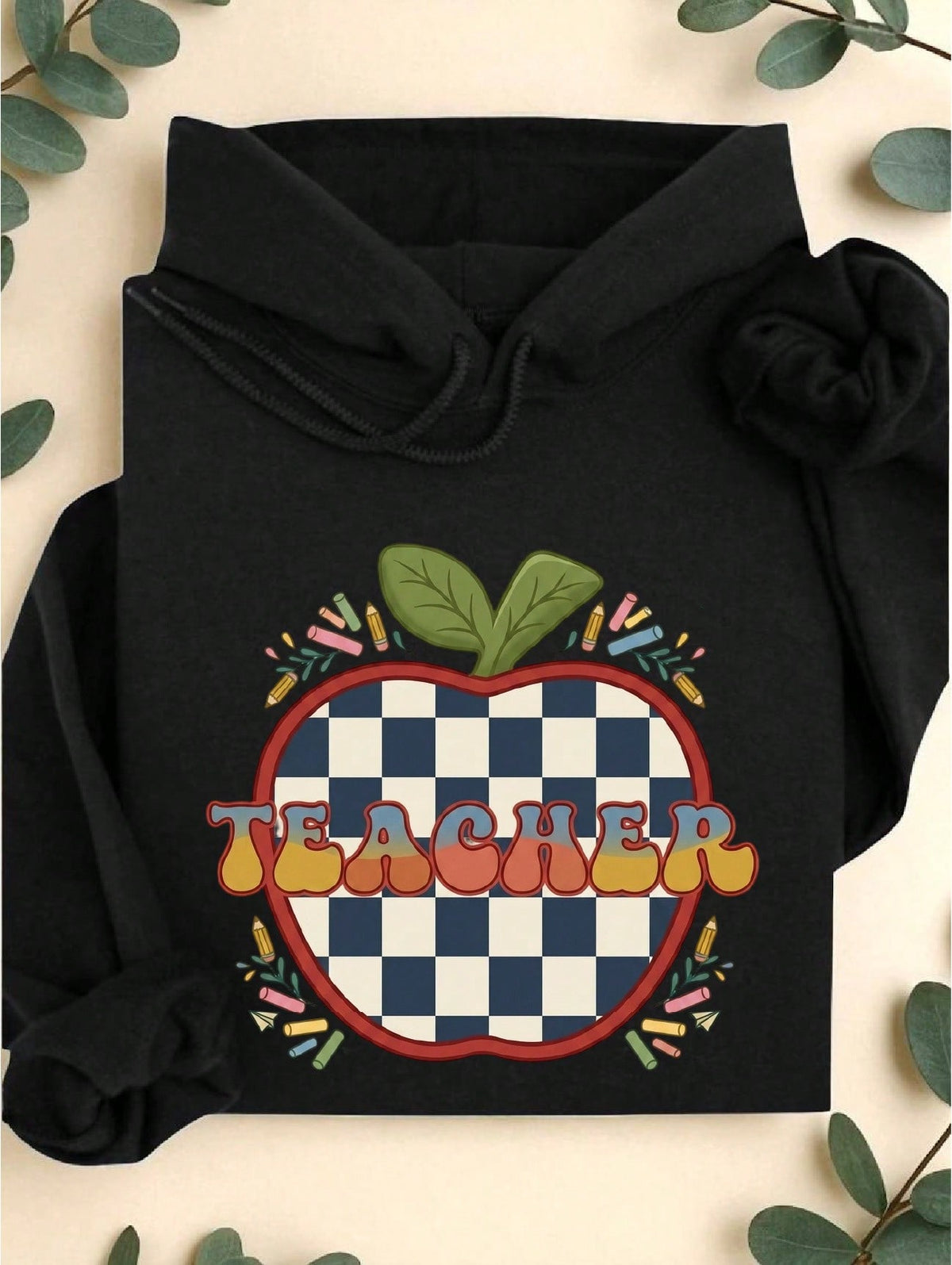 Teacher Apple Hoodie