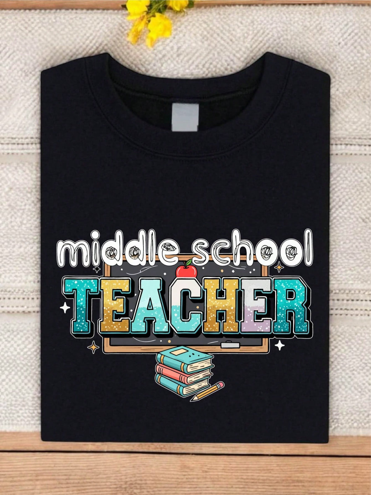 Retro Middle School Teacher T-Shirt