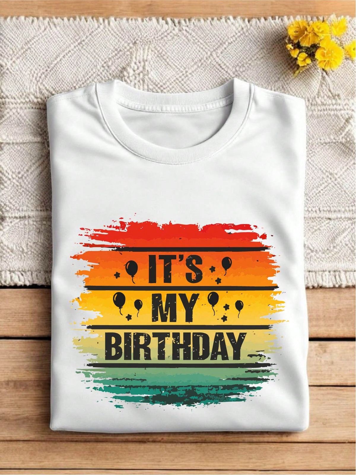 Retro It's My Birthday T-Shirt