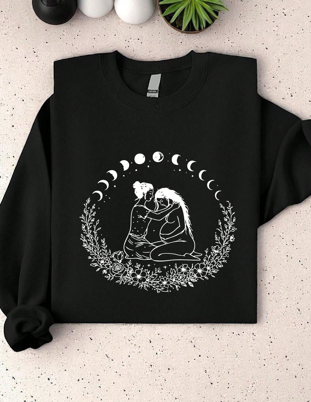 Celestial Pregnancy Doula Midwife Sweatshirt