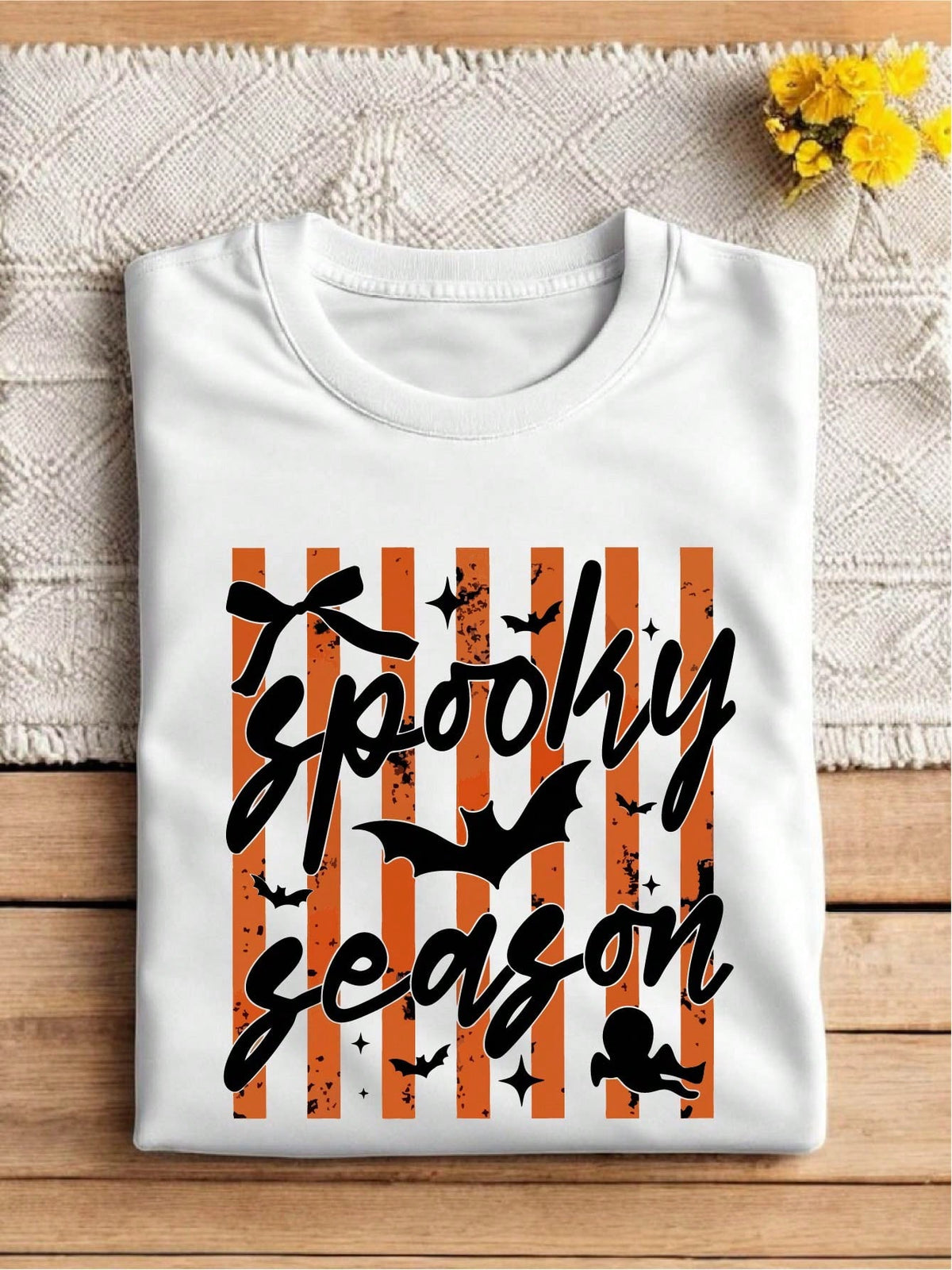 Striped Spooky Season T-Shirt