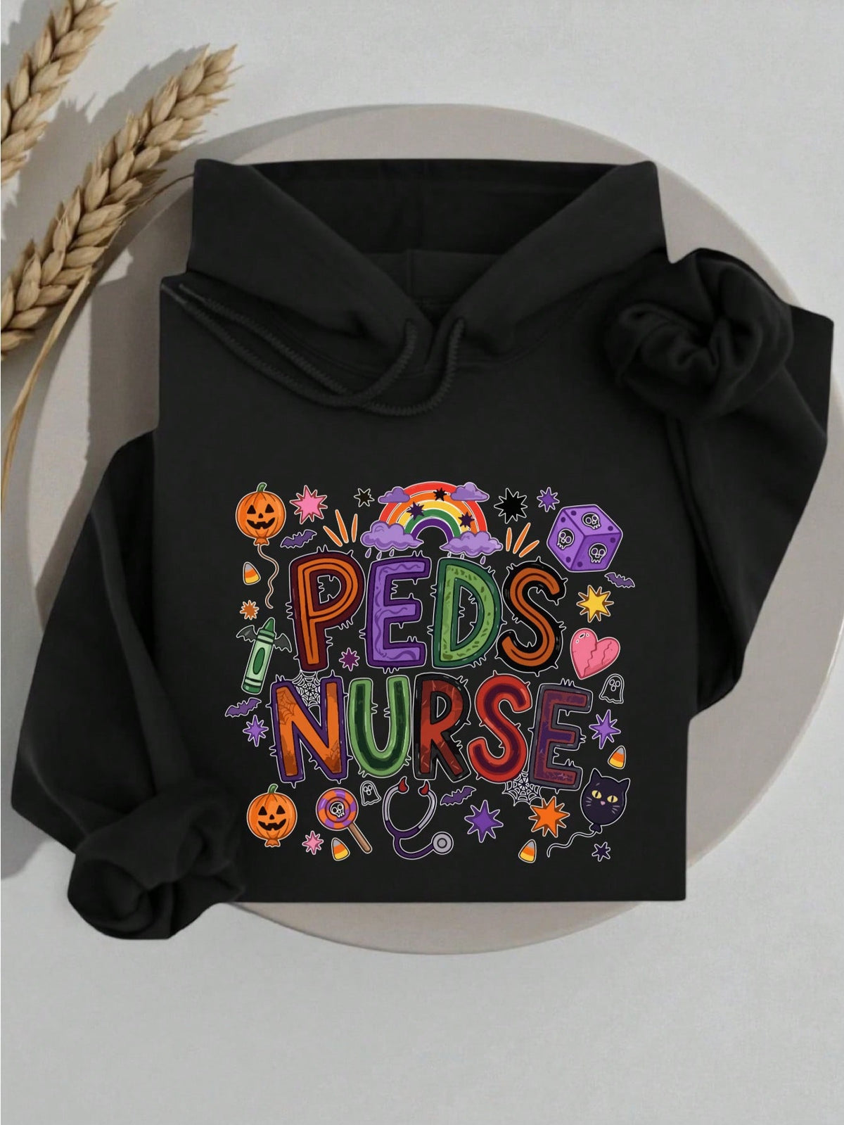 Halloween Peds Nurse Hoodie