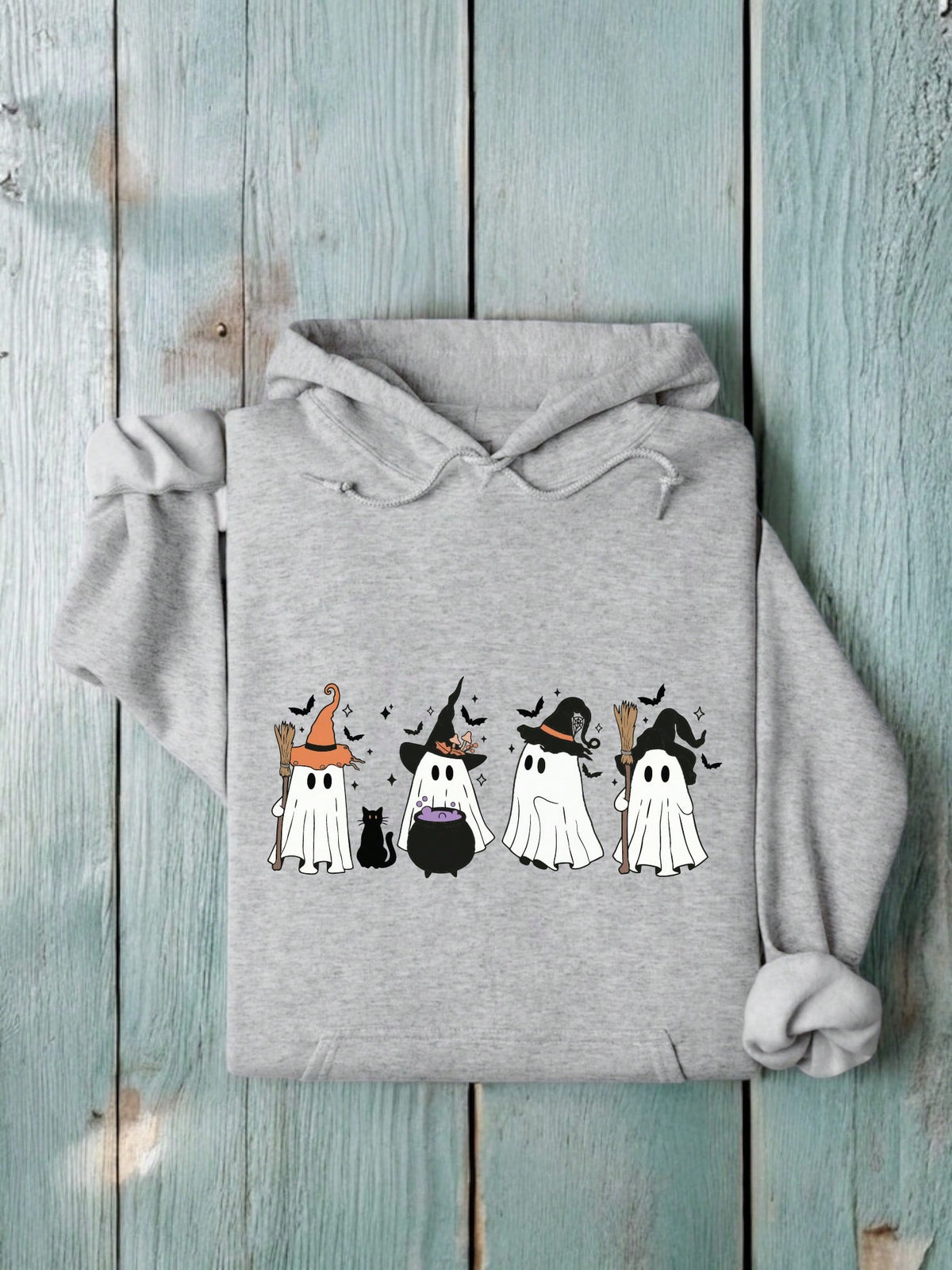 Halloween Ghost Hooded Hoodie