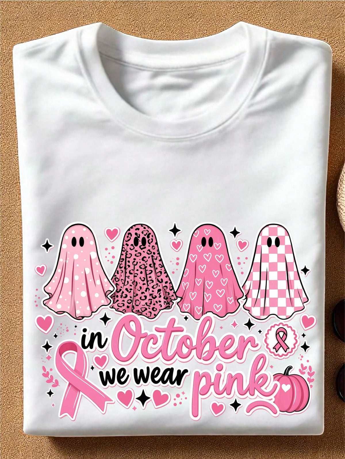 In October We Wear Pink T-Shirt