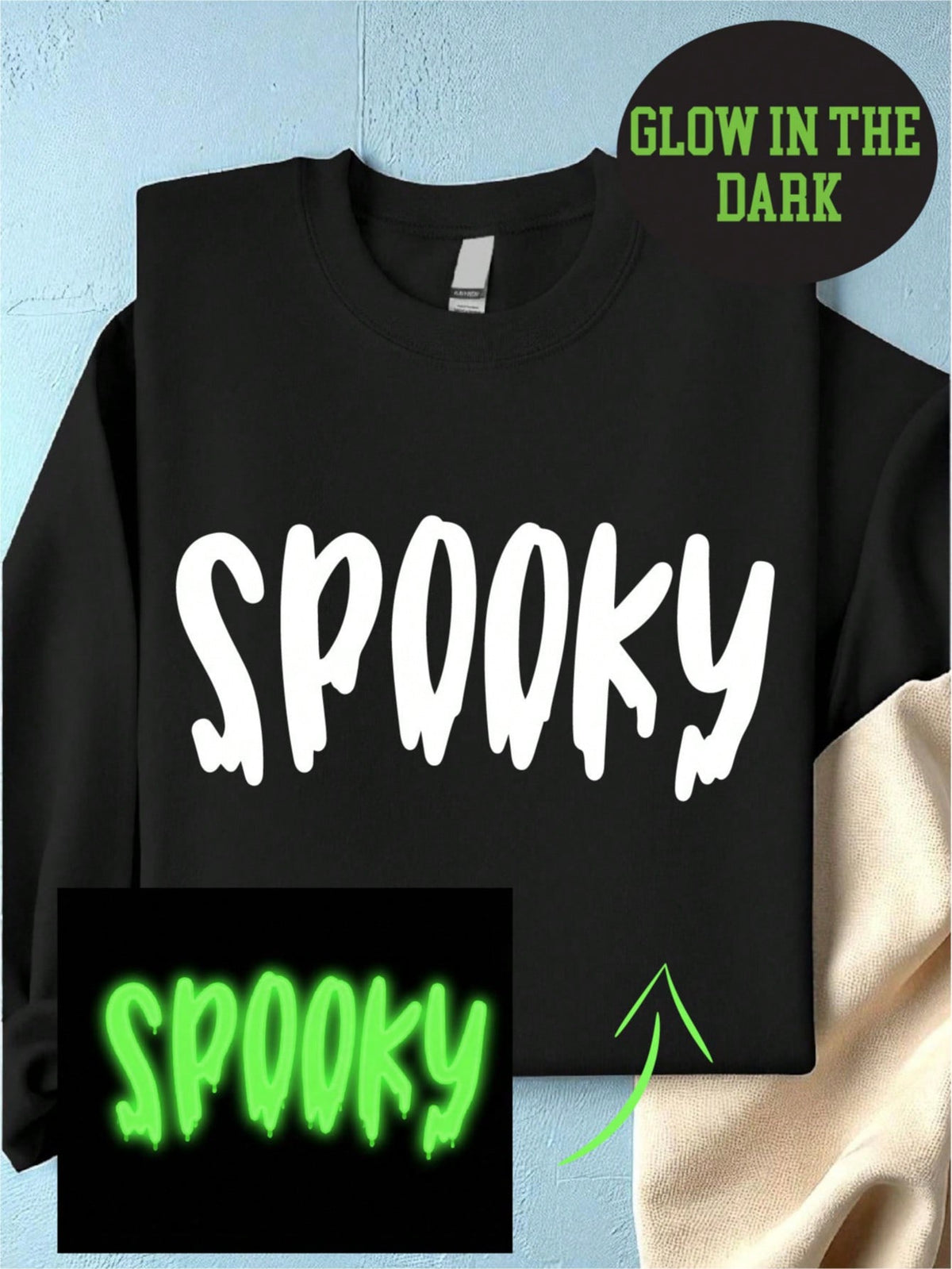 Spooky Glow In The Dark Sweatshirt