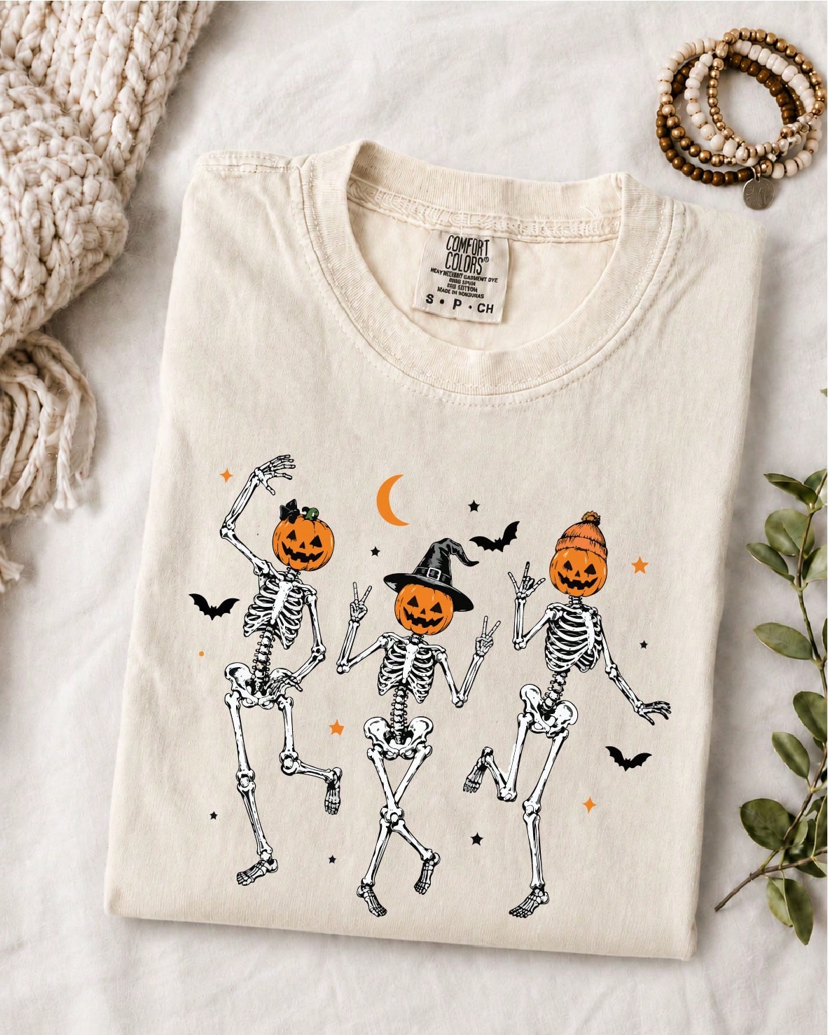Dancing Skeleton Pumpkin T-Shirt