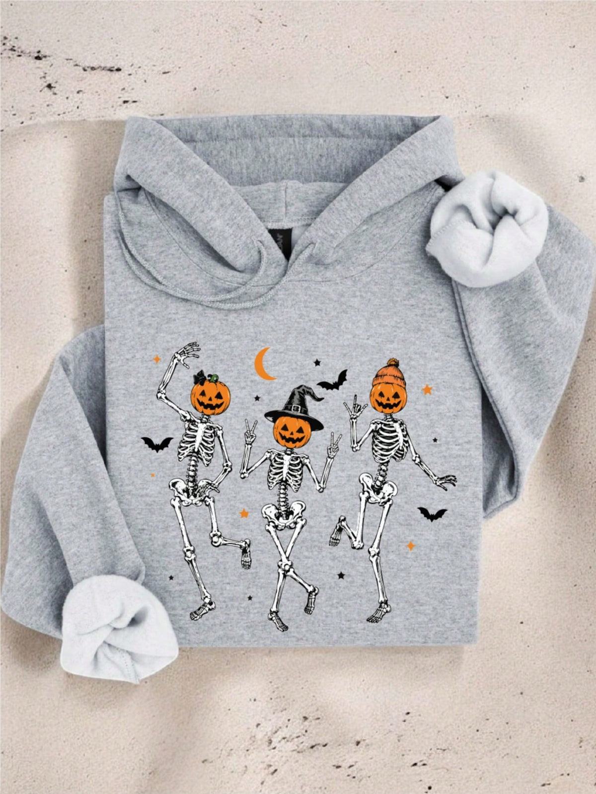 Dancing Skeleton Pumpkin Hoodie
