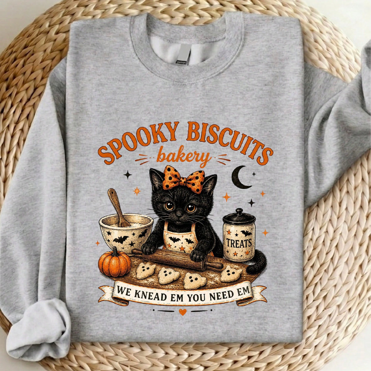 Spooky Biscuits Bakery Sweatshirt