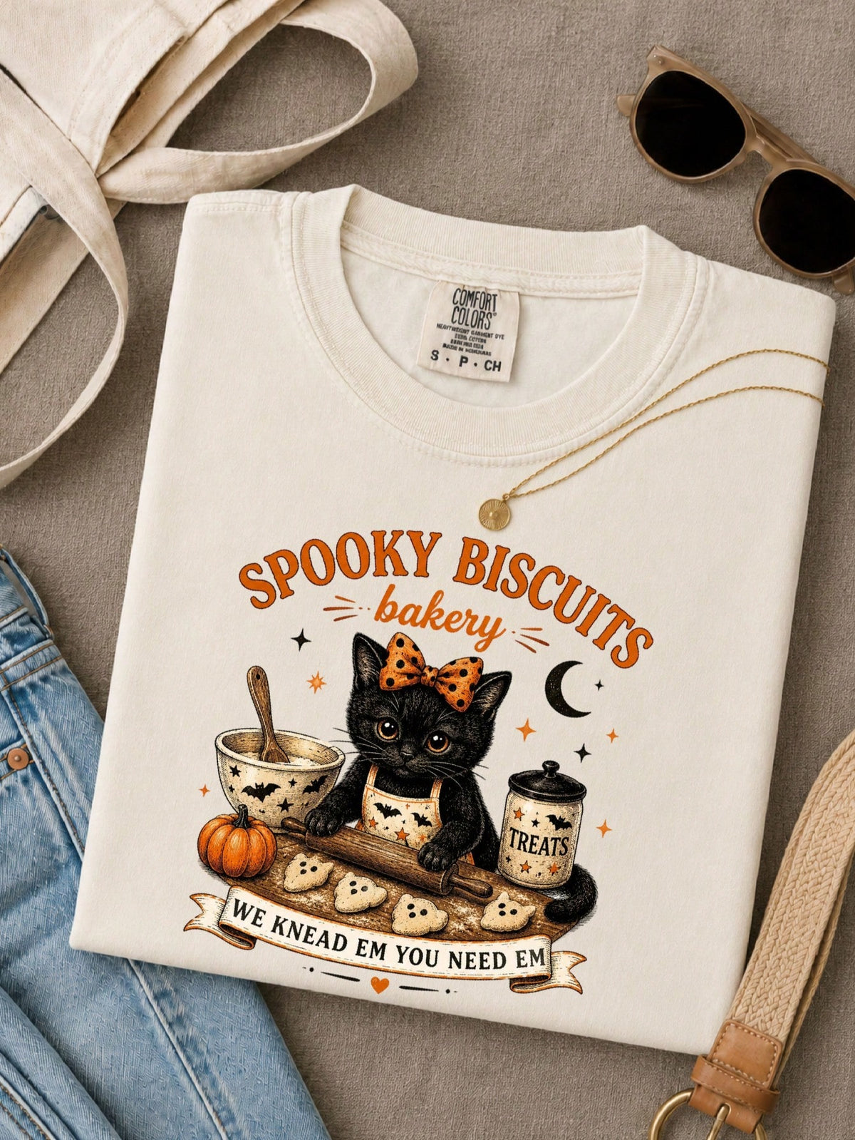 Spooky Biscuits Bakery T-Shirt