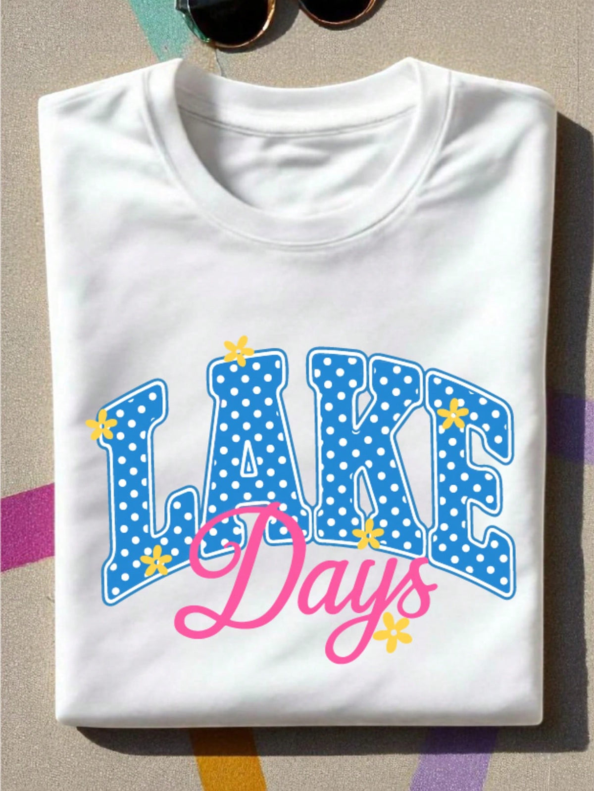 Lake Day Polka Dot T-Shirt