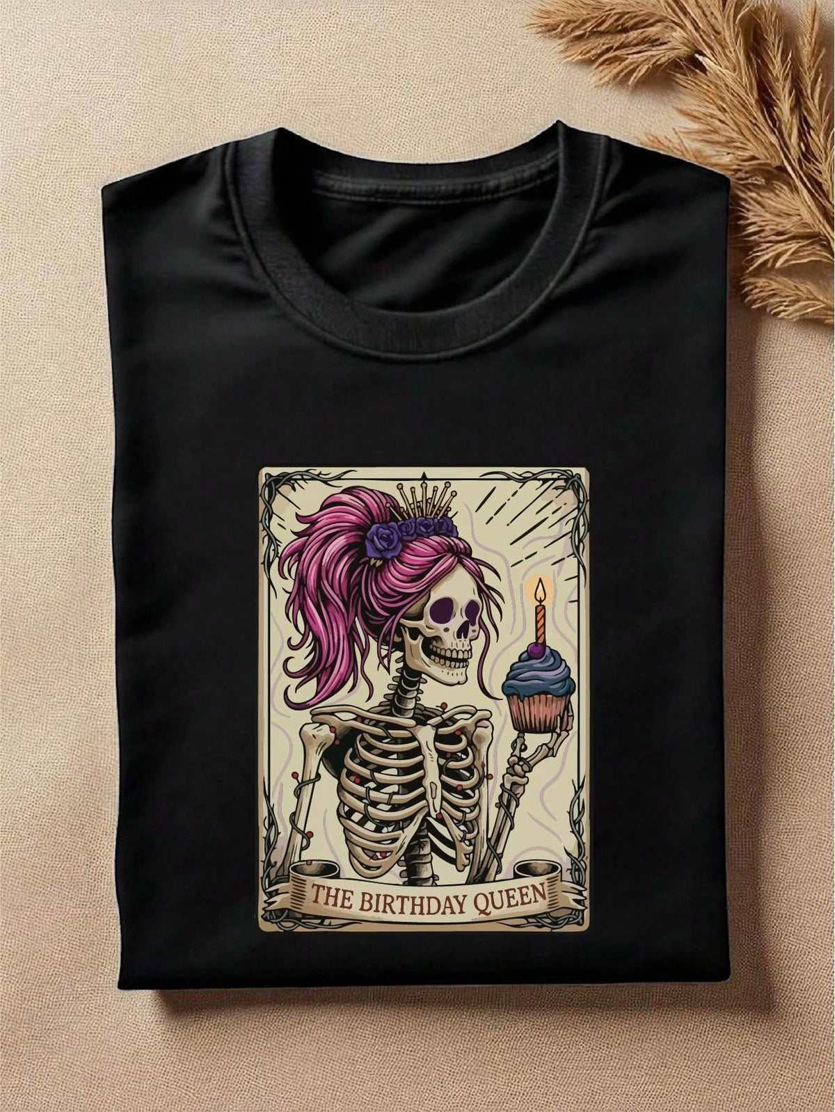 The Birthday Queen Skeleton T-Shirt