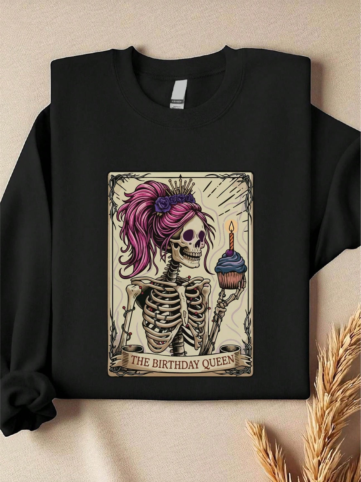 The Birthday Queen Skeleton Sweatshirt