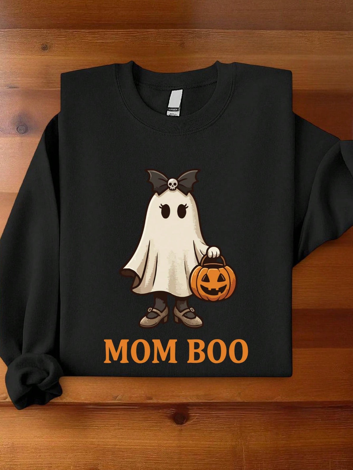 1 PC Mom Boo Dad Boo Sweatshirt