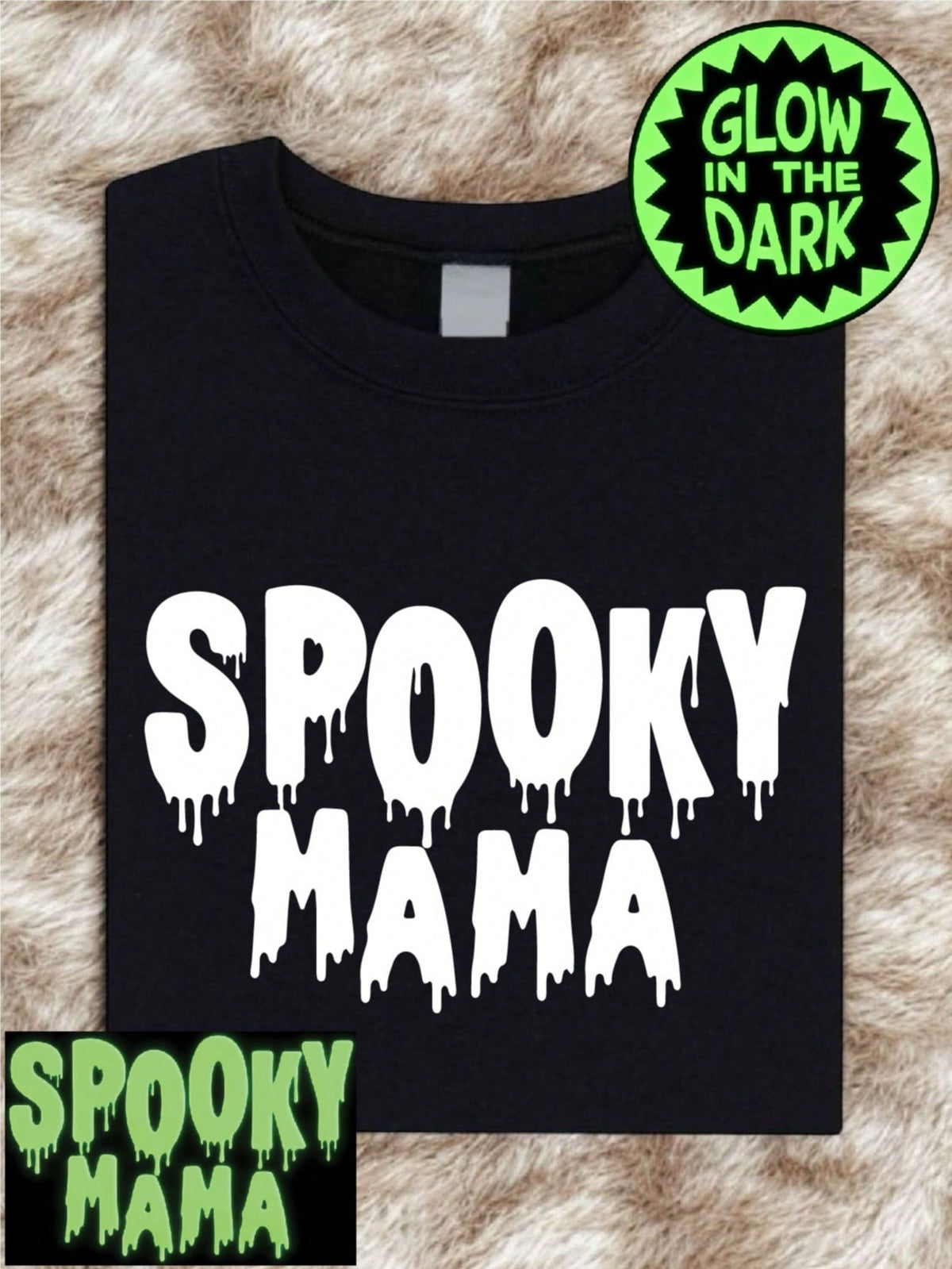 Spooky Mama Glow In The Dark T-Shirt