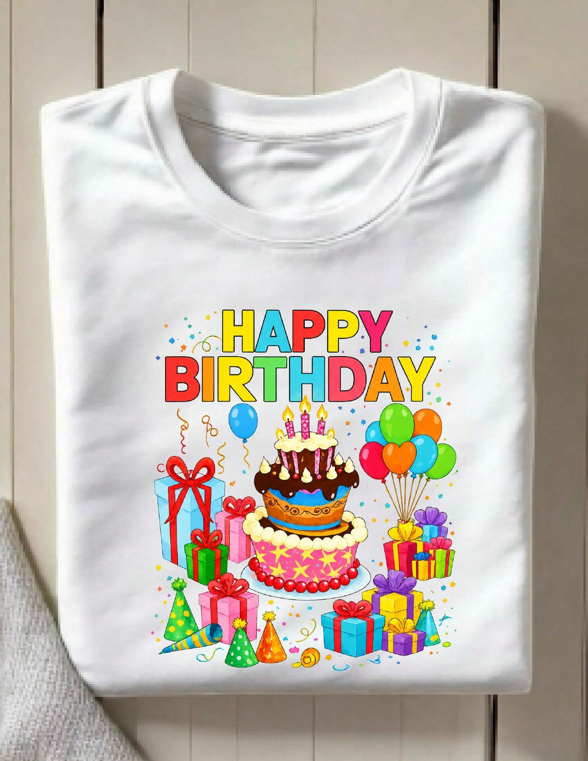 Colorful Happy Birthday T-Shirt