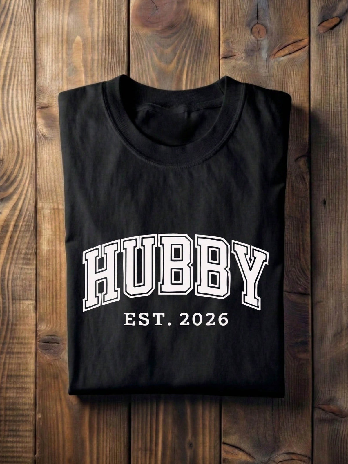 1 PC Wifey Hubby EST 2026 T-Shirt