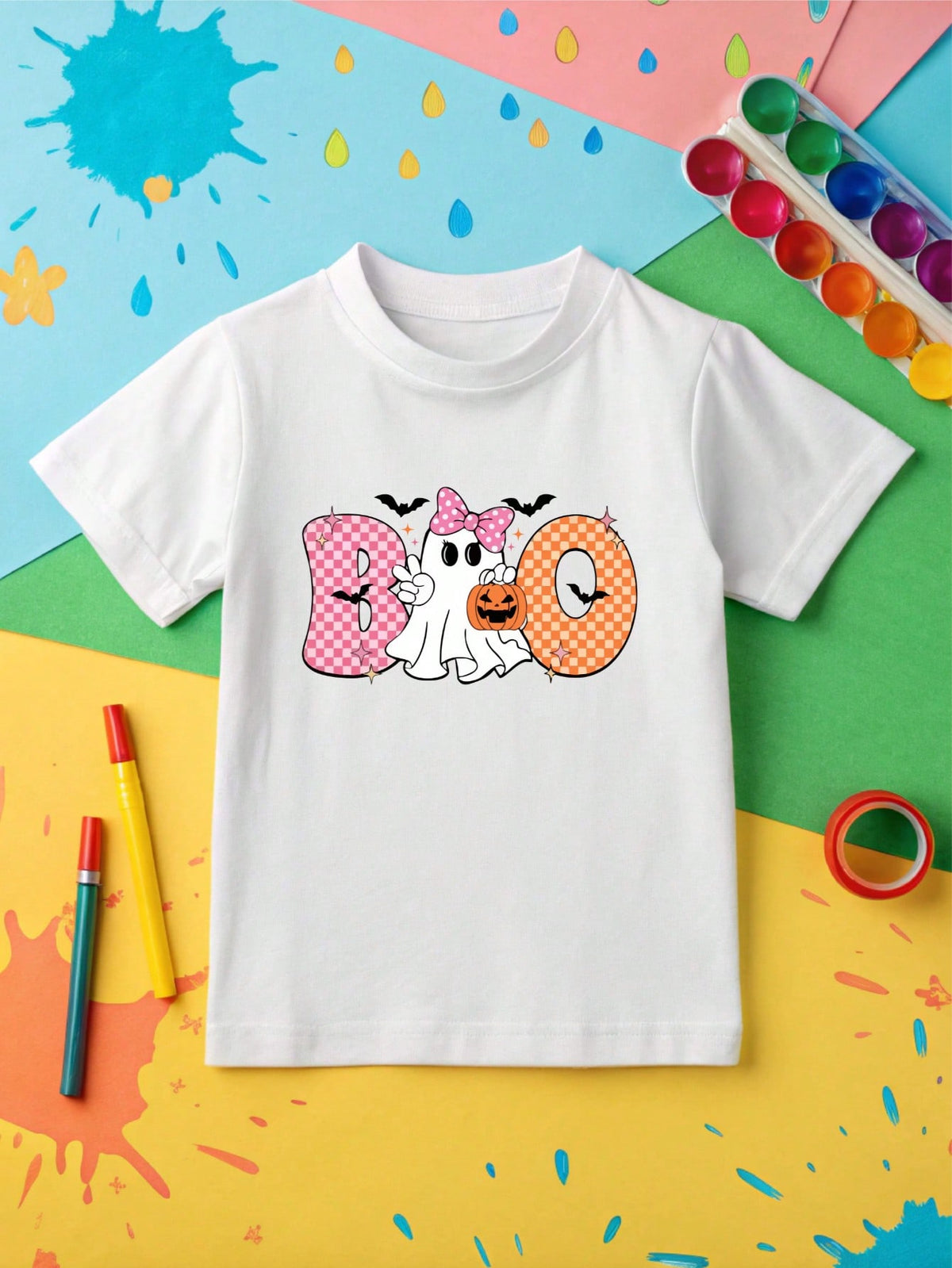 1PC Boo Pumpkin Girl Or Boy Bodysuit